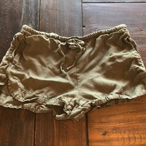 Brandy Melville Green Shorts